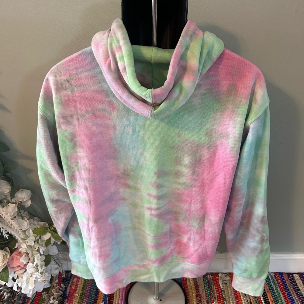 Aruba One Happy Island Tie Dye Hoodie Sweatshirt Medium - Picture 5 of 6